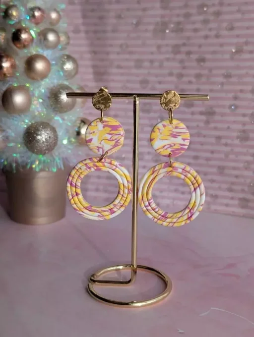 Boucles d'oreilles Duo Gourmand