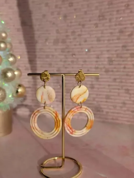 Boucles d'oreilles Duo Gourmand