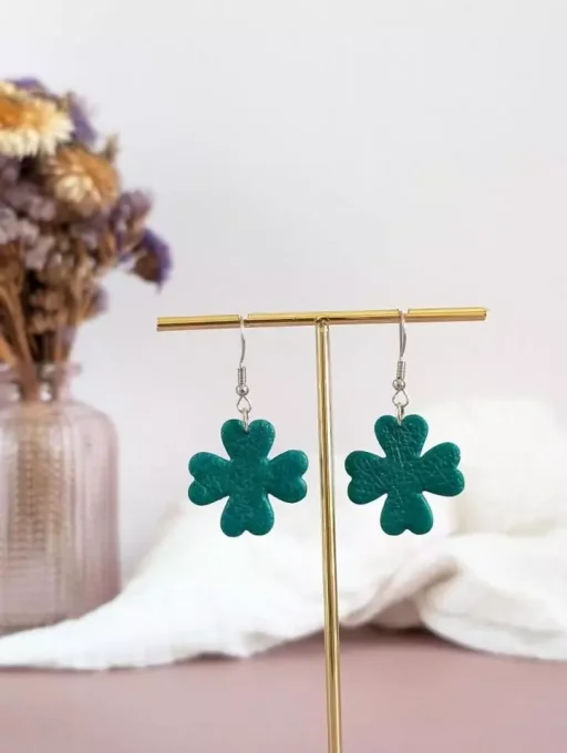 Boucles d'oreilles Trèfles