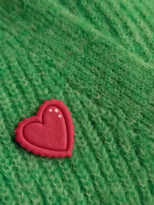 Pin's Coeur Pailleté