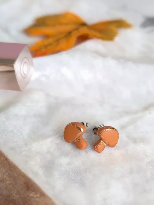 puces d'oreilles champignons orange